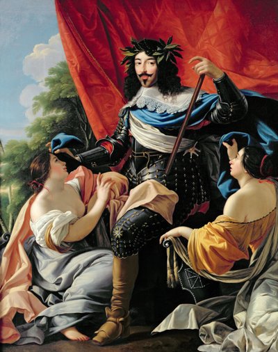 Lodewijk XIII (1601-43) door Simon Vouet